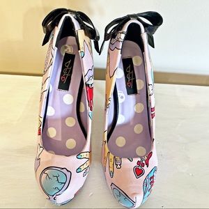 Iron Fist Dead Girl Zombie Corset back Heels Sz 6